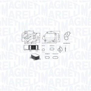 Radiator ulei motor MAGNETI MARELLI 350300002700