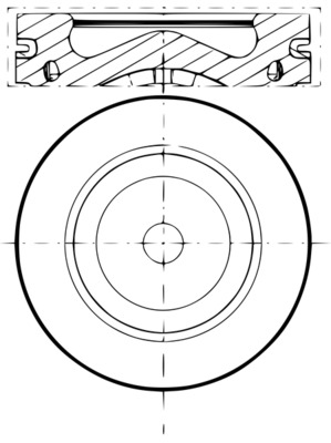 Piston MAHLE ORIGINAL 039 PI 00130 000 – CITROEN | AutoRival