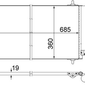 Condensator climatizare MAHLE ORIGINAL AC 592 000S – CITROEN | AutoRival