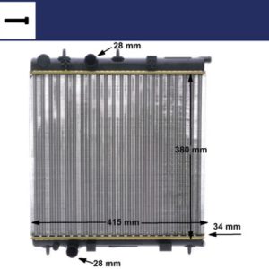 Radiator racire motor MAHLE ORIGINAL CR 2036 000S – CITROEN | AutoRival