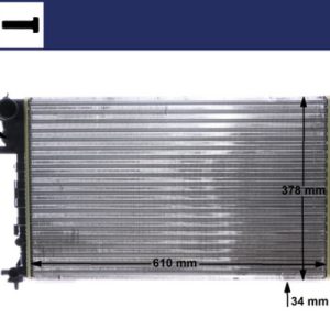 Radiator racire motor MAHLE ORIGINAL CR 481 000S – CITROEN | AutoRival