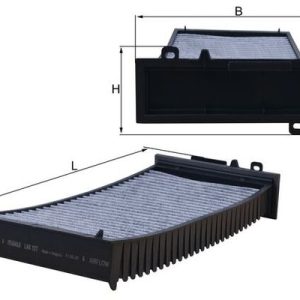 Filtru aer habitaclu MAHLE ORIGINAL LAK 127 – CITROEN | AutoRival