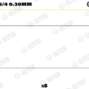 Cuzineti biela GLYCO 71-4246/4 0.30mm – CITROEN | AutoRival