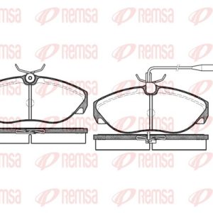 Set placute frana REMSA 0486.02 – CITROEN | AutoRival