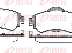 Set placute frana REMSA 1464.08 – CITROEN | AutoRival
