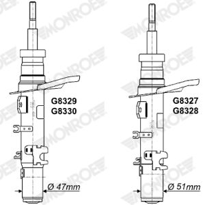 Amortizor MONROE G8327 – CITROEN | AutoRival