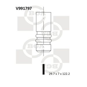Supapa admisie BGA V991797 – CITROEN | AutoRival