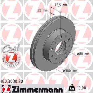 Disc frana ZIMMERMANN 180.3030.20 – CITROEN | AutoRival