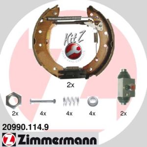 Set saboti frana ZIMMERMANN 20990.114.9 – CITROEN | AutoRival