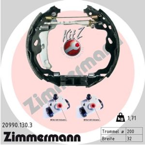 Set saboti frana ZIMMERMANN 20990.130.3 – CITROEN | AutoRival