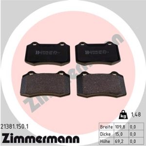 Set placute frana ZIMMERMANN 21381.150.1 – CITROEN | AutoRival