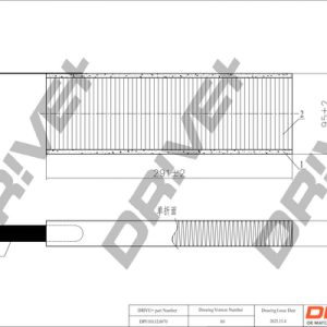 Filtru aer habitaclu DRIVE DP1110.12.0070 – CITROEN | AutoRival