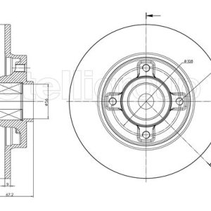 Disc frana METELLI 23-0827
