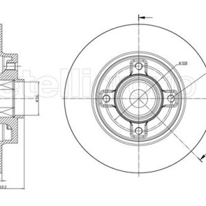 Disc frana METELLI 23-0878