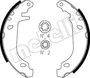Set saboti frana METELLI 53-0022