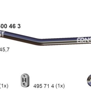 Racord evacuare ERNST 500463 – CITROEN | AutoRival