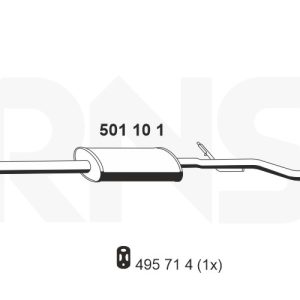 Toba esapamet intermediara ERNST 501101 – CITROEN | AutoRival