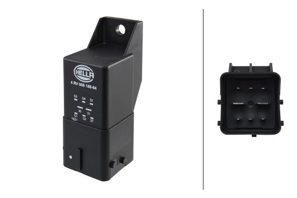 Releu instalatia de comanda bujii incandescente HELLA 4RV 008 188-641