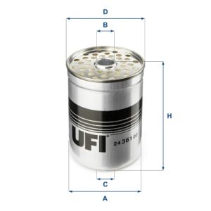 Filtru combustibil UFI 24.361.00 – CITROEN | AutoRival