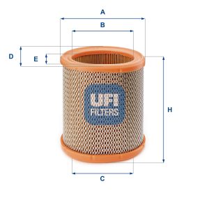 Filtru aer UFI 27.258.00 – CITROEN | AutoRival