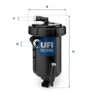 Filtru combustibil UFI 55.147.00 – CITROEN | AutoRival