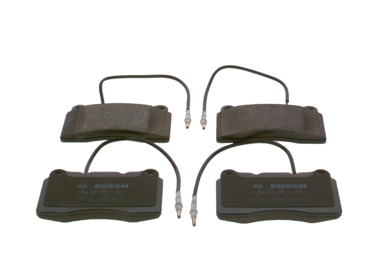 Set placute frana BOSCH 0 986 424 738