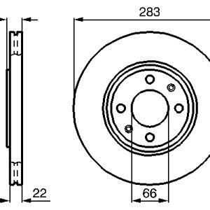 Disc frana BOSCH 0 986 478 834