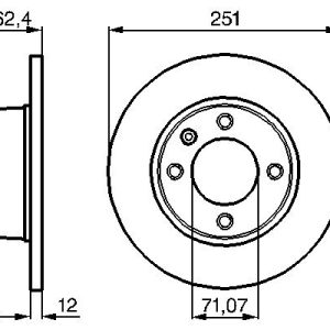Disc frana BOSCH 0 986 478 879