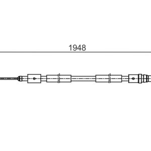 Cablu frana de parcare BOSCH 1 987 482 541 – imagine produs