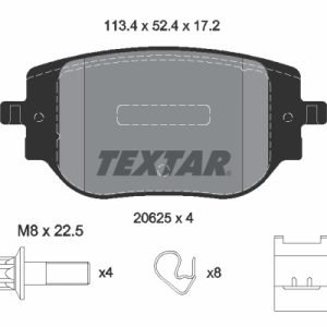 Set placute frana TEXTAR 2062501 – CITROEN | AutoRival