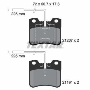 Set placute frana TEXTAR 2126702 – CITROEN | AutoRival