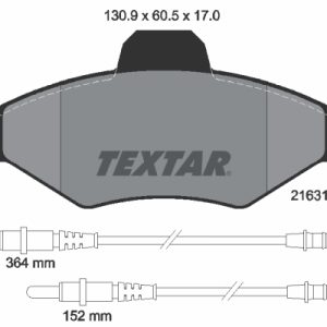 Set placute frana TEXTAR 2163102 – CITROEN | AutoRival