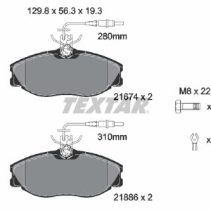 Set placute frana TEXTAR 2167403 – CITROEN | AutoRival