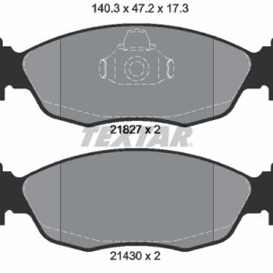 Set placute frana TEXTAR 2182702 – CITROEN | AutoRival