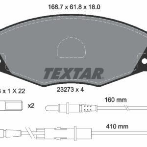 Set placute frana TEXTAR 2327301 – CITROEN | AutoRival