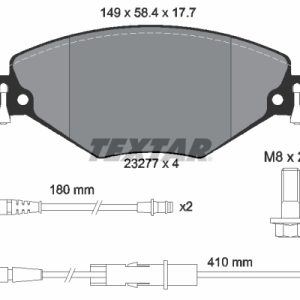 Set placute frana TEXTAR 2327701 – CITROEN | AutoRival