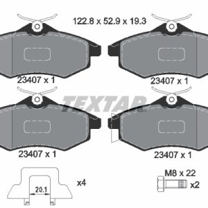 Set placute frana TEXTAR 2340702 – CITROEN | AutoRival