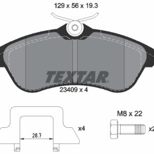 Set placute frana TEXTAR 2340902 – CITROEN | AutoRival