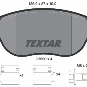 Set placute frana TEXTAR 2360001 – CITROEN | AutoRival