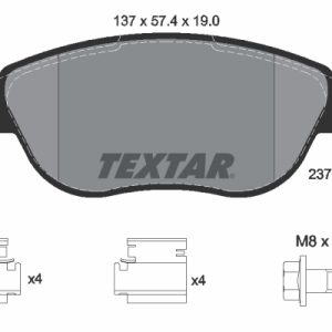 Set placute frana TEXTAR 2370803 – CITROEN | AutoRival