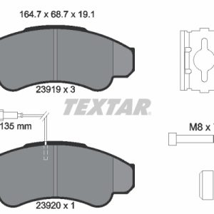 Set placute frana TEXTAR 2391901 – CITROEN | AutoRival