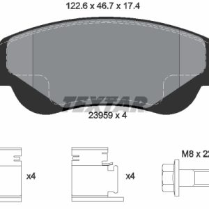 Set placute frana TEXTAR 2395901 – CITROEN | AutoRival