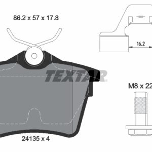 Set placute frana TEXTAR 2413501 – CITROEN | AutoRival
