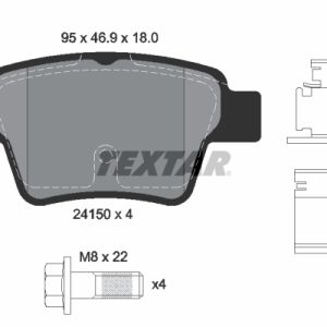 Set placute frana TEXTAR 2415001 – CITROEN | AutoRival
