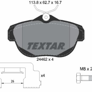 Set placute frana TEXTAR 2446201 – CITROEN | AutoRival