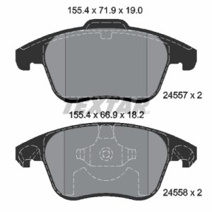 Set placute frana TEXTAR 2455701 – CITROEN | AutoRival