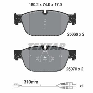 Set placute frana TEXTAR 2506901 – CITROEN | AutoRival