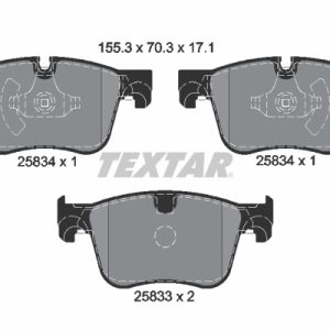 Set placute frana TEXTAR 2583401 – CITROEN | AutoRival