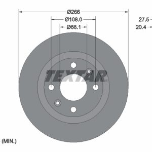 Disc frana TEXTAR 92048103 – CITROEN | AutoRival