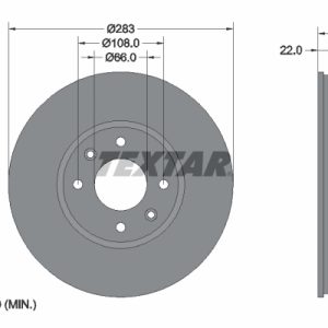 Disc frana TEXTAR 92059600 – CITROEN | AutoRival